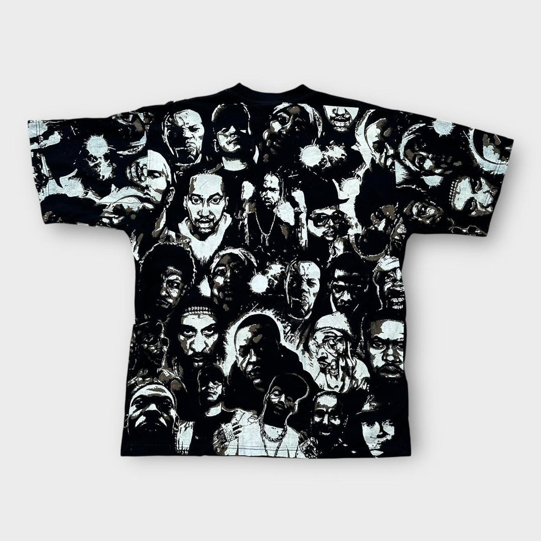 Koszulka rapowa Time is Money Hip-Hop na całej powierzchni – XL