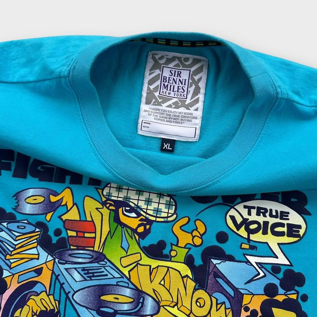 Koszulka z grafiką Sir Benni Milesa – XL