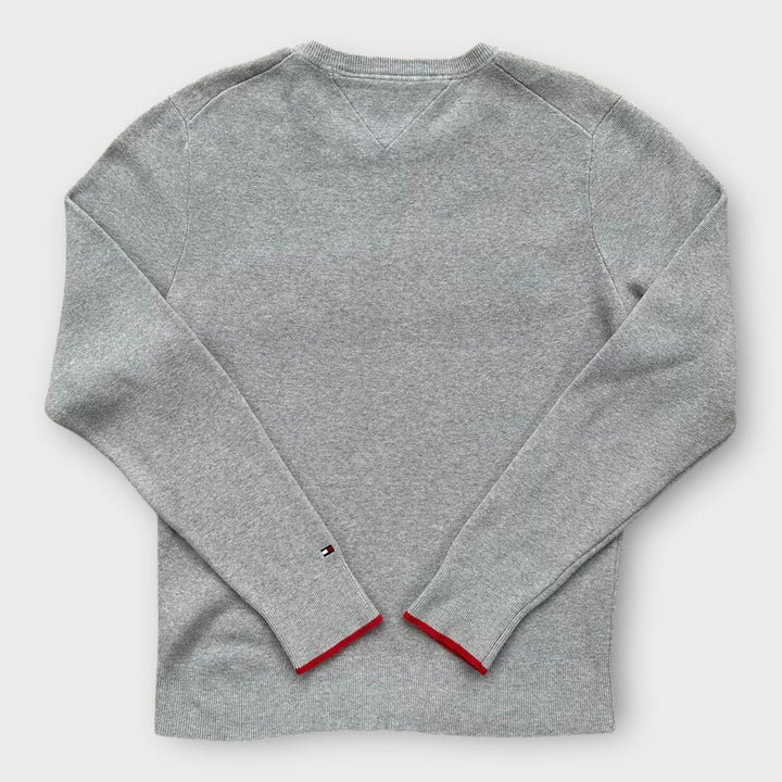 Sweter Tommy Hilfiger z dzianiny typu Spellout - średni