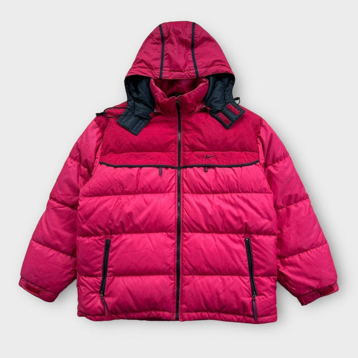 Kurtka puchowa Nike w stylu vintage - średnia