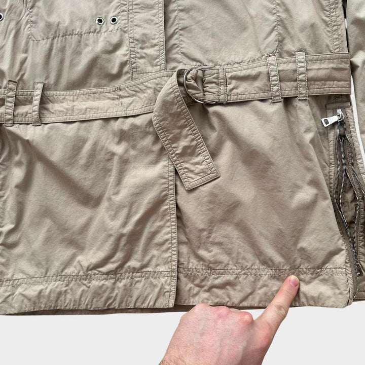 Sportowy trencz techniczny Prada - damski średni rozmiar 44 (sprawdź