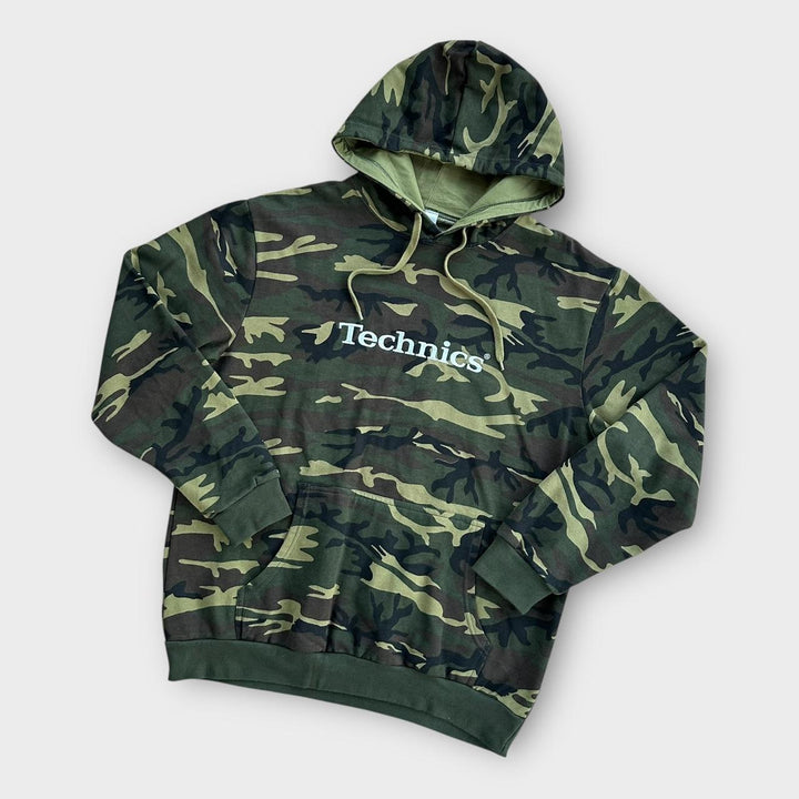 Bluza z kapturem Vintage Technics DJ – duża