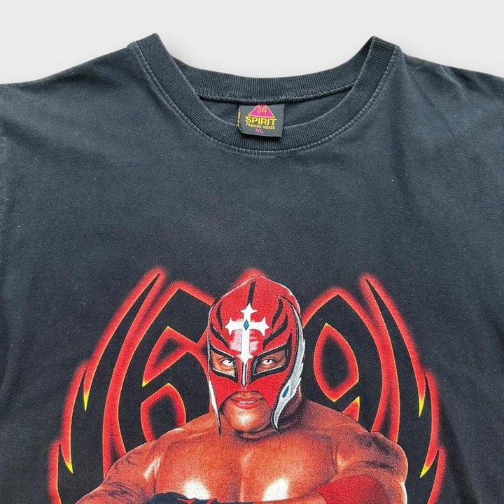 Koszulka niemowlęca Rey Mysterio w stylu vintage – damska, duża