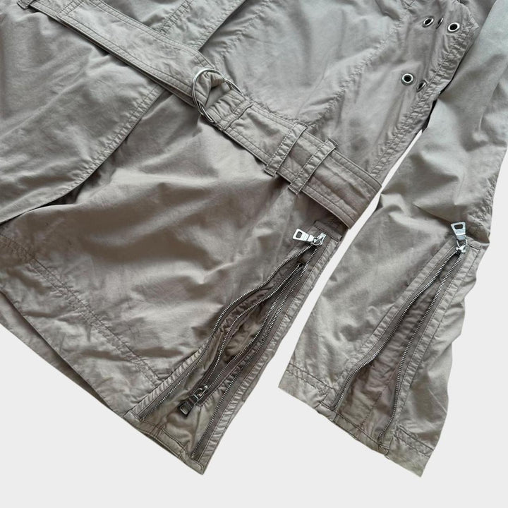 Sportowy trencz techniczny Prada - damski średni rozmiar 44 (sprawdź