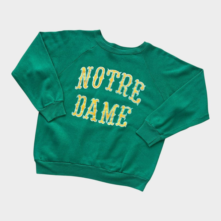 Bluza Champion z grafiką Notre Dame w stylu vintage z lat 80. – duża (pasuje jak średnia)