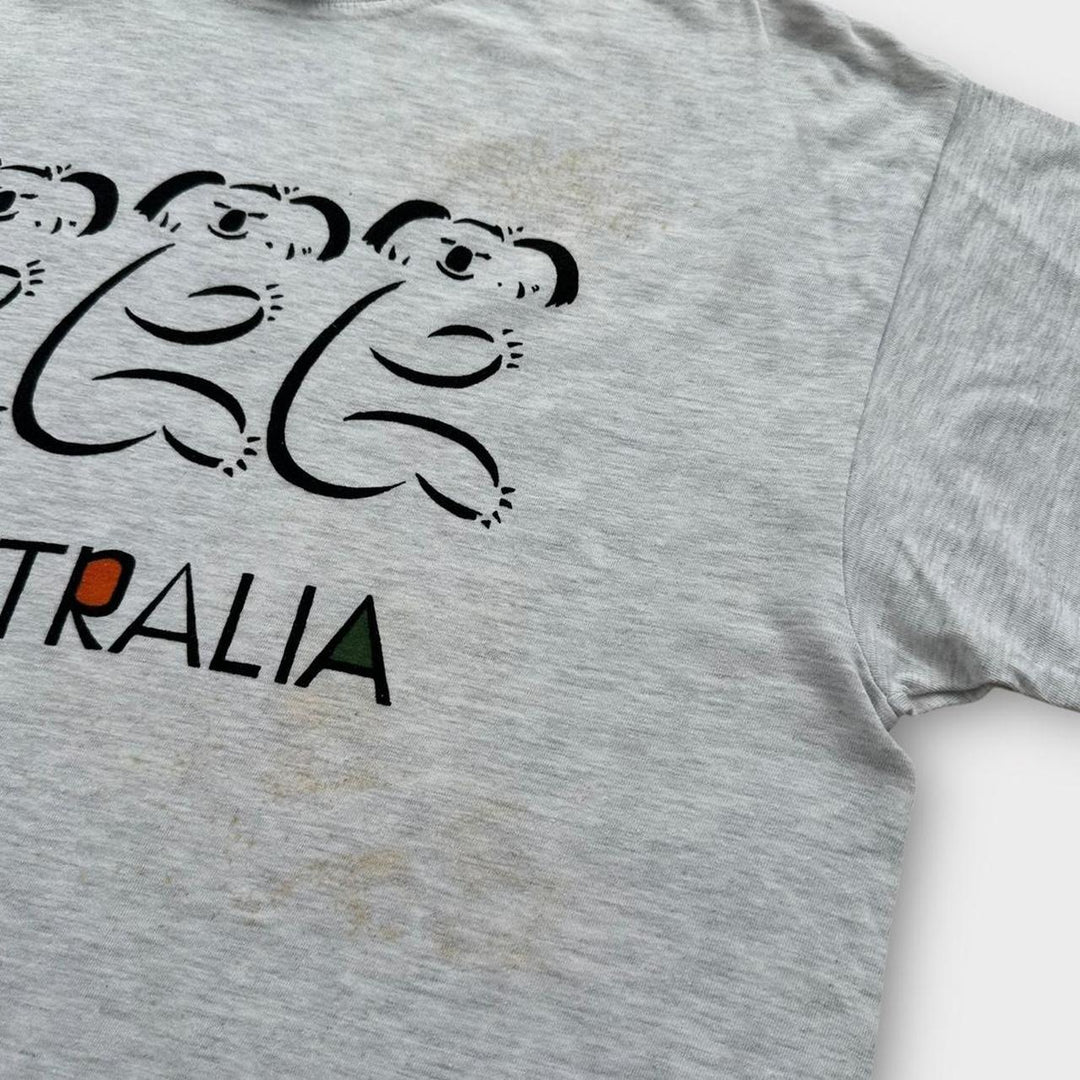 Koszulka z grafiką w stylu australijskim vintage – XXL