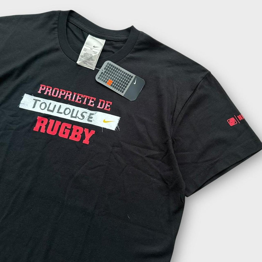 Top do rugby Vintage Toulouse – XL