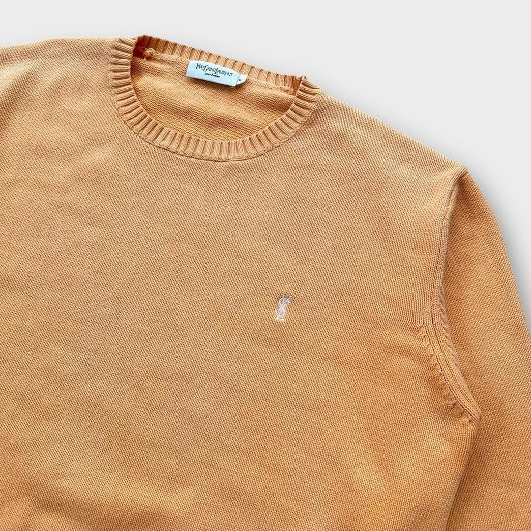 Dzianinowy sweter Vintage YSL - XL