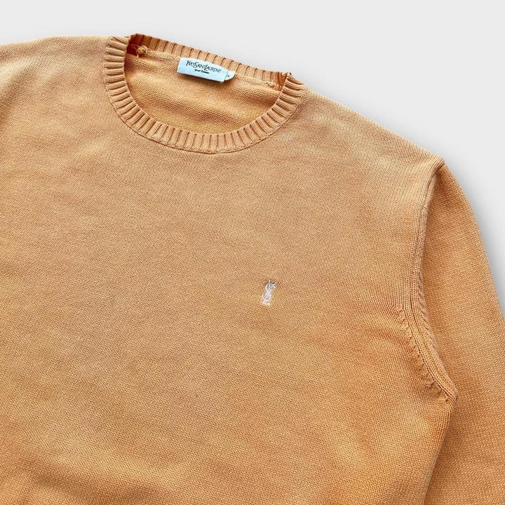 Dzianinowy sweter Vintage YSL - XL