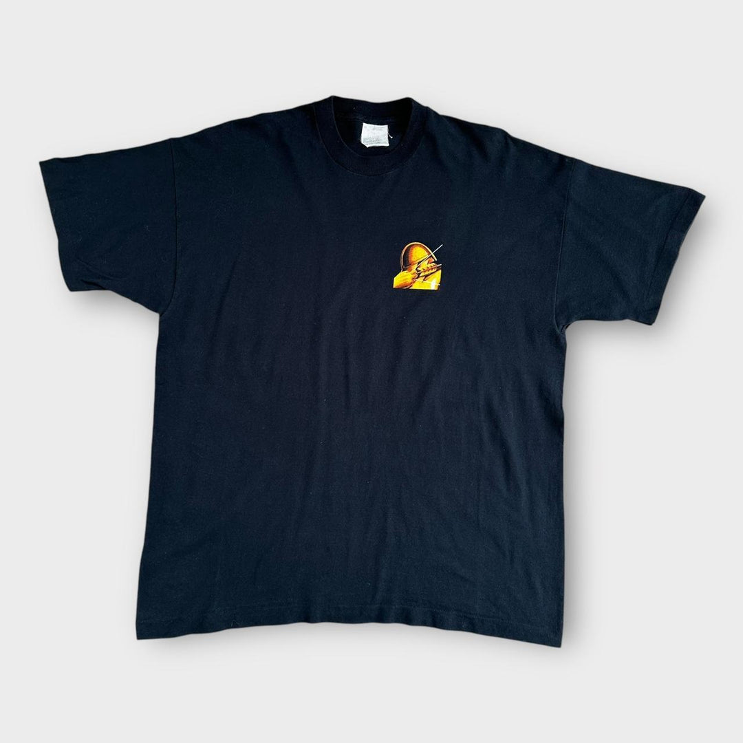 Vintage koszulka z grafiką z silną kokardką – XL