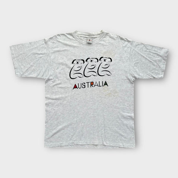 Koszulka z grafiką w stylu australijskim vintage – XXL