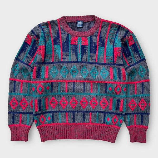 Sweter z dzianiny Vintage Gant - średni