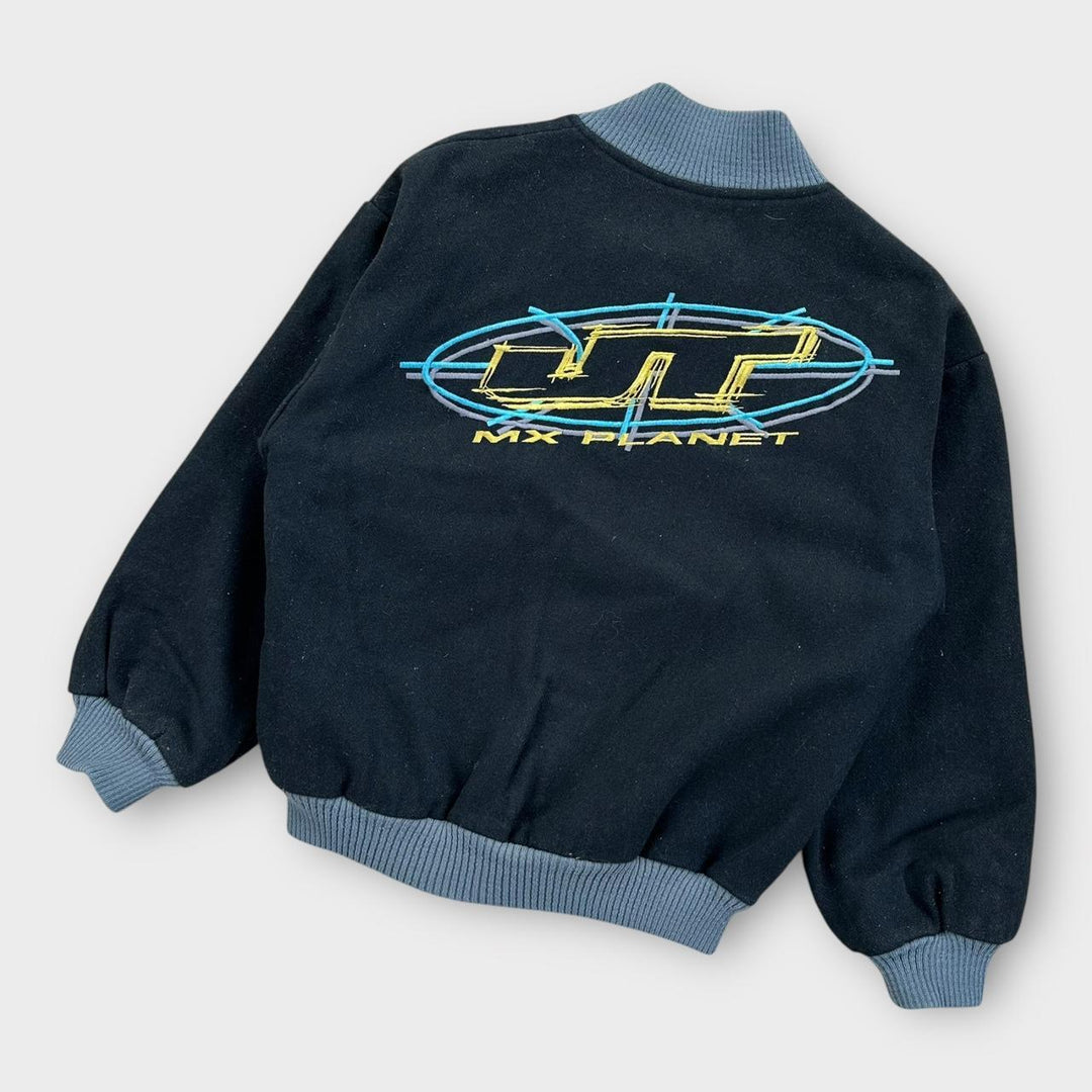 Kurtka bomberka motocrossowa w stylu vintage - mała