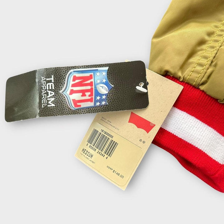 Kurtka bomber Levi’s NFL z denimu – średnia