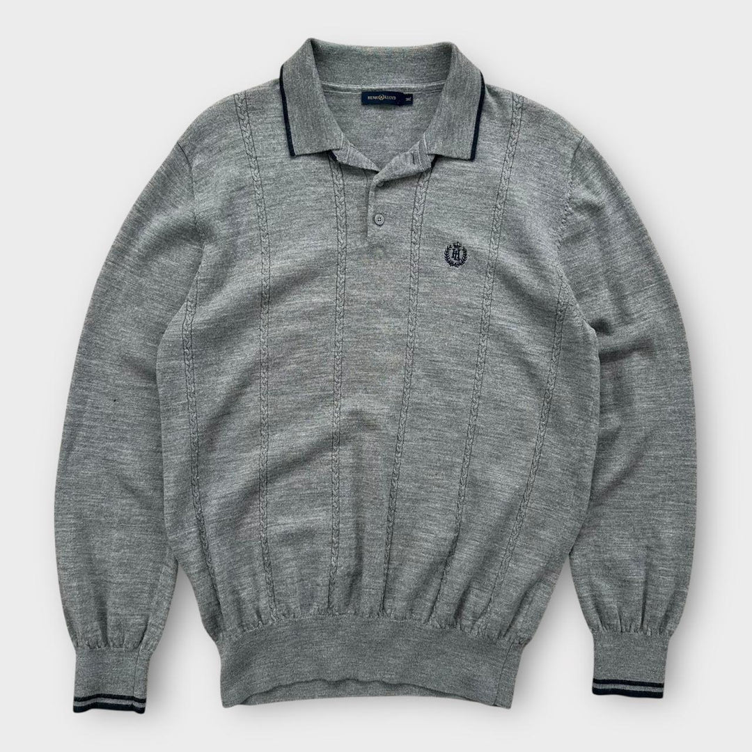 Sweter z dzianiny Henry Lloyd - XL
