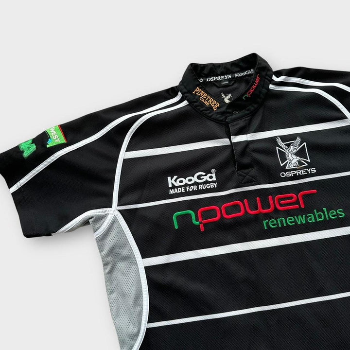 Koszulka do rugby Vintage Ospreys – XL
