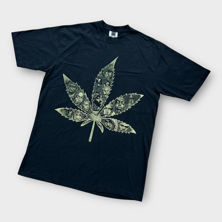 Vintage koszulka z grafiką hip-hopową - XL (luźna)