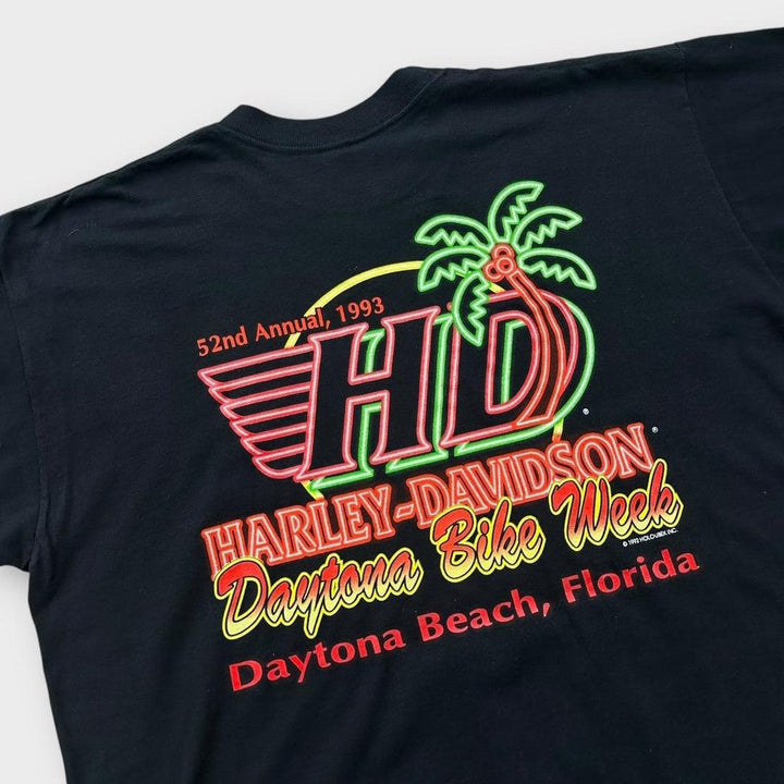 Vintage koszulka z grafiką Harley Davidson – XL