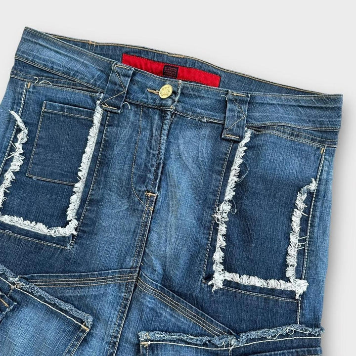 Spódnica dżinsowa Marithe Francois Girbaud - 32 w pasie