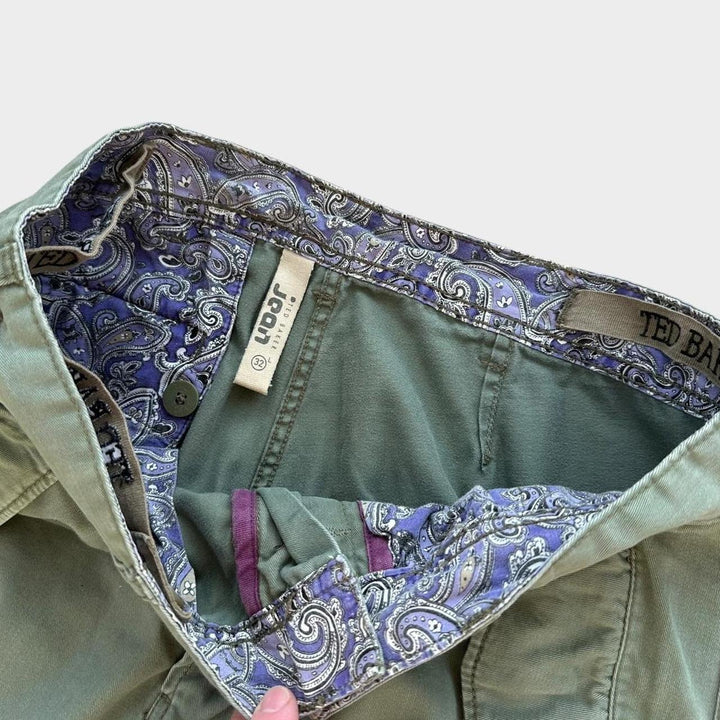 Bojówki Y2K z szerokimi nogawkami Ted Baker – talia 32