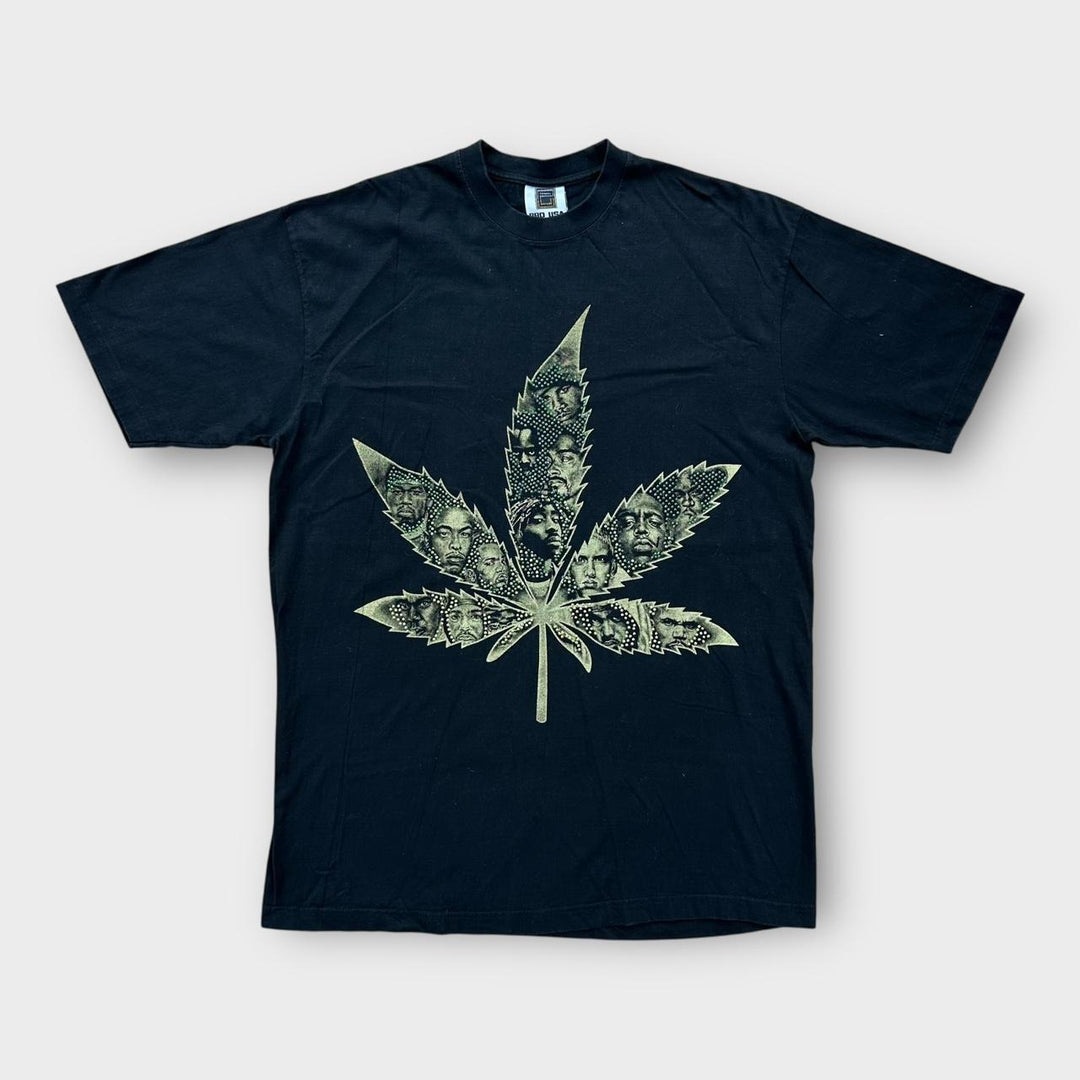 Vintage koszulka z grafiką hip-hopową - XL (luźna)