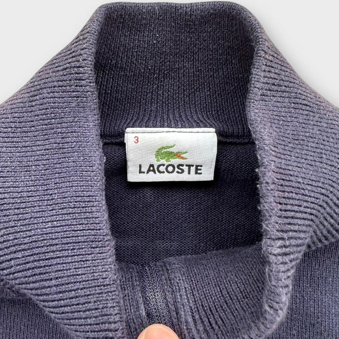 Sweter Lacoste zapinany na zamek - średni