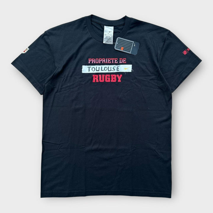 Top do rugby Vintage Toulouse – XL