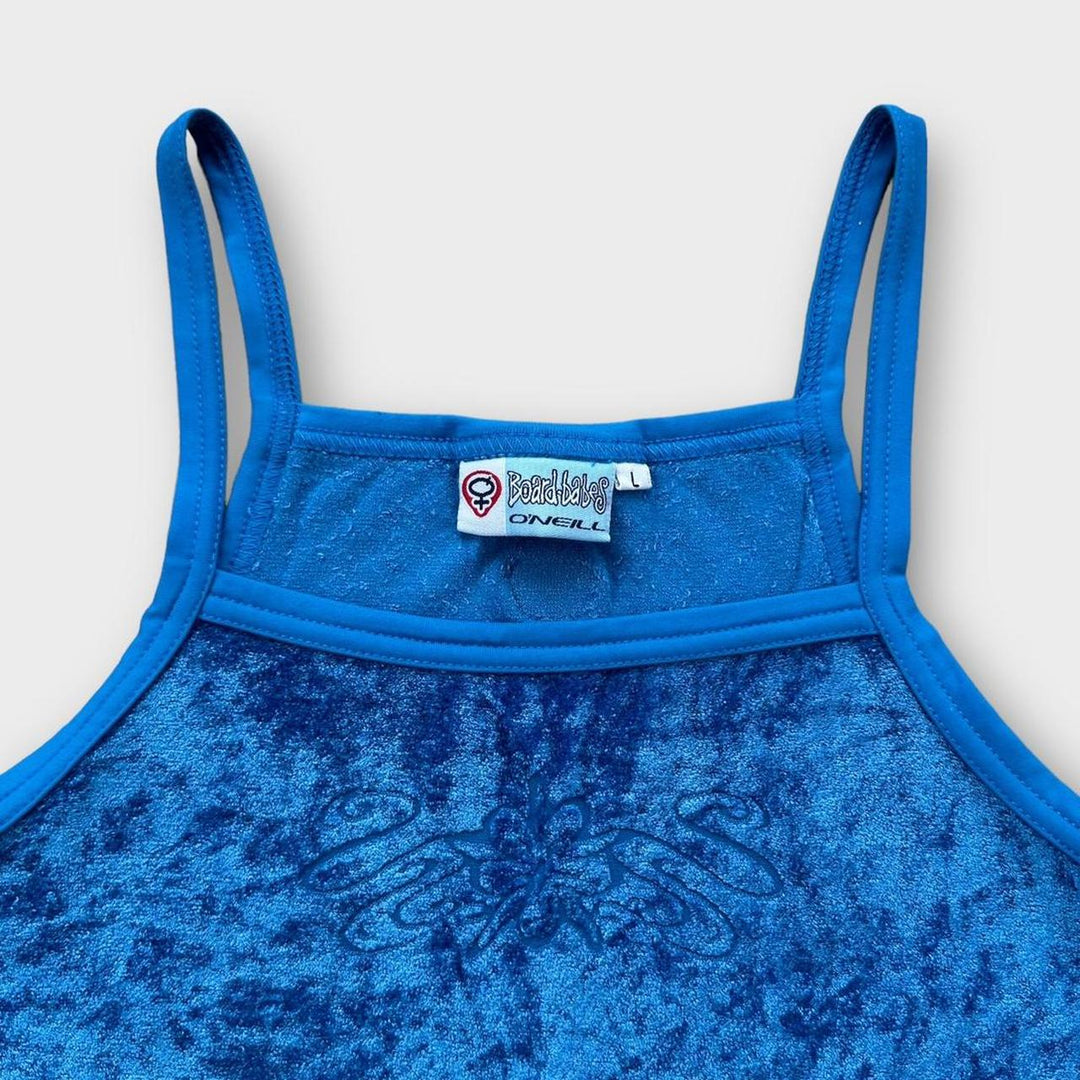 Welurowy top na ramiączkach Y2K O’Neil – duży