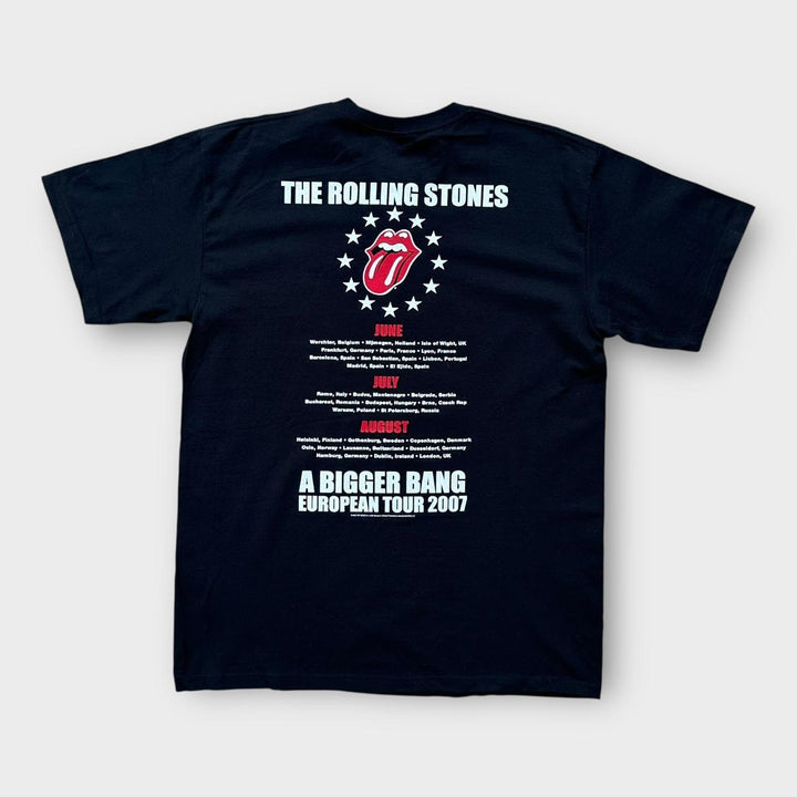 Koszulka zespołu Rolling Stones w stylu vintage – duża