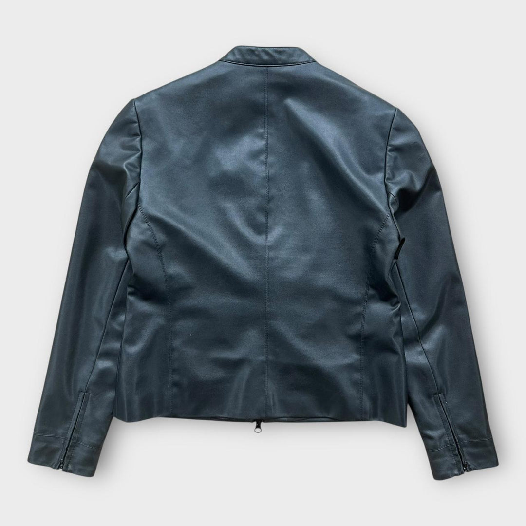 Kurtka skórzana damska Vintage Y2K - UK12