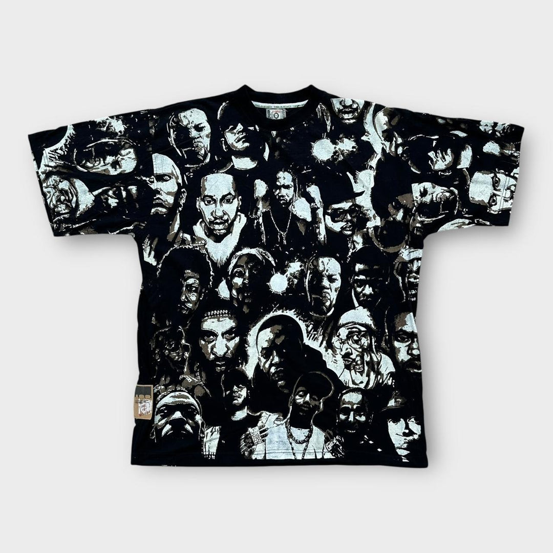 Koszulka rapowa Time is Money Hip-Hop na całej powierzchni – XL