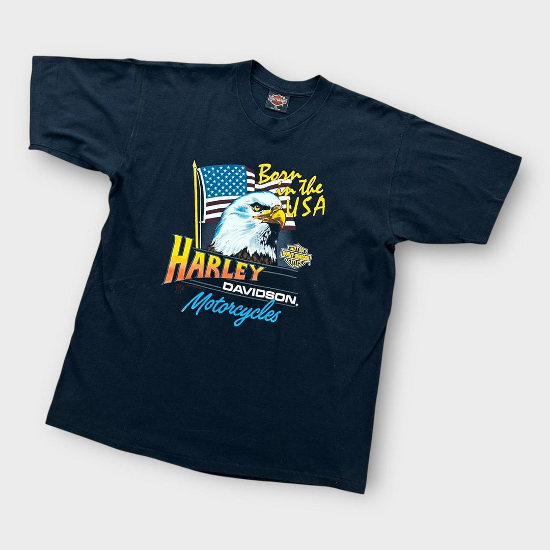 Vintage koszulka z grafiką Harley Davidson – XL