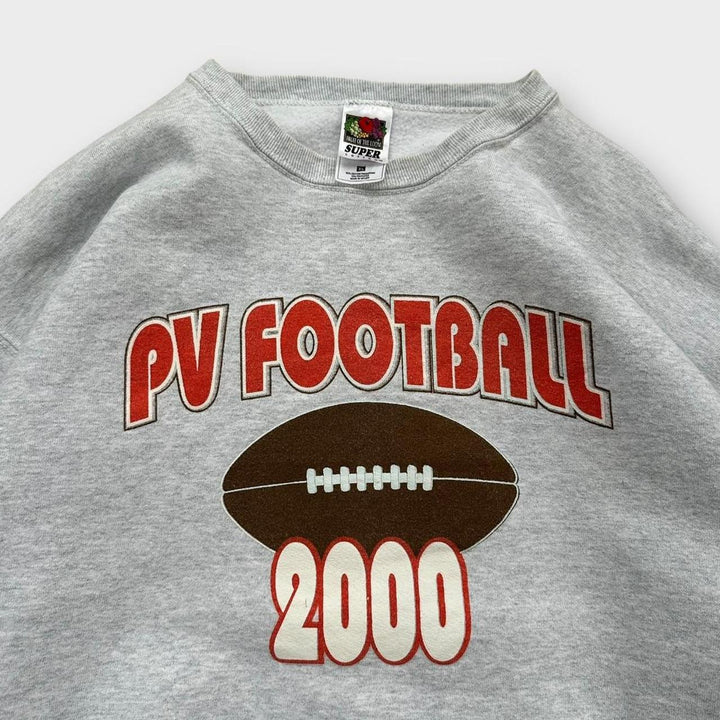 Bluza z grafiką futbolu amerykańskiego w stylu vintage – XL