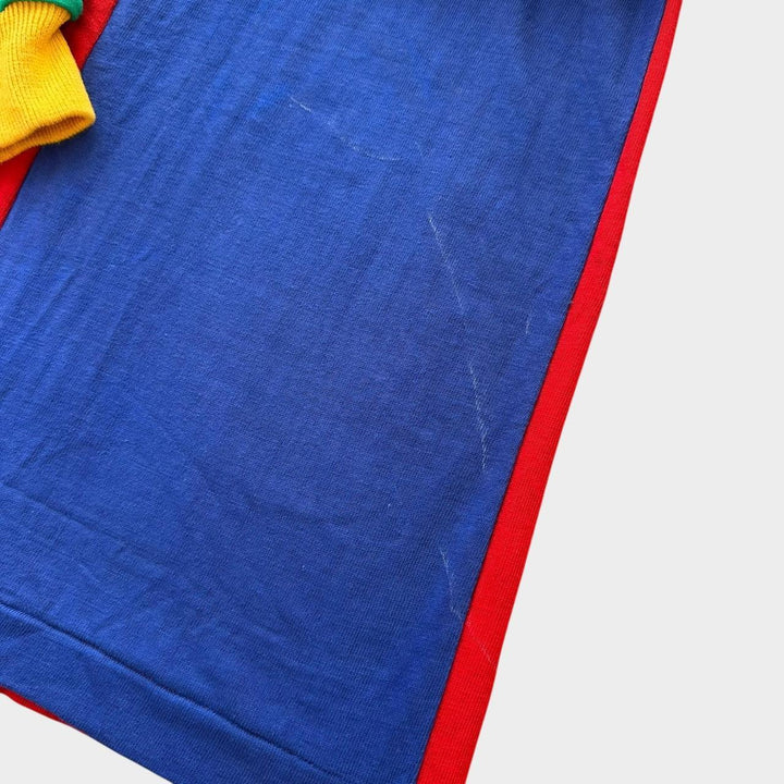 Koszulka do rugby w stylu vintage z blokami kolorów – średnia