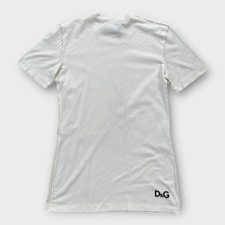 Vintage koszulka z grafiką D&G Kim Basinger – duża, damska