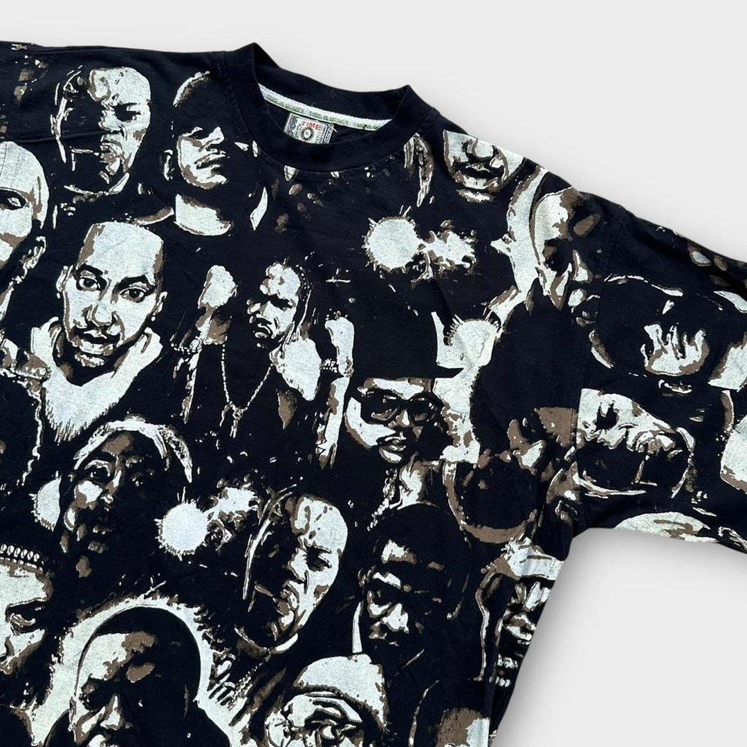 Koszulka rapowa Time is Money Hip-Hop na całej powierzchni – XL