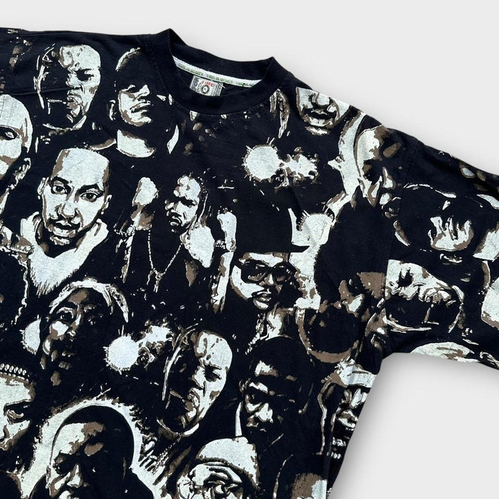 Koszulka rapowa Time is Money Hip-Hop na całej powierzchni – XL