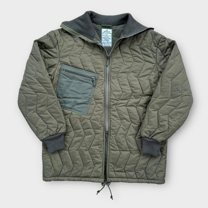 Vintage niemiecka kurtka podpinkowa wojskowa - średnia