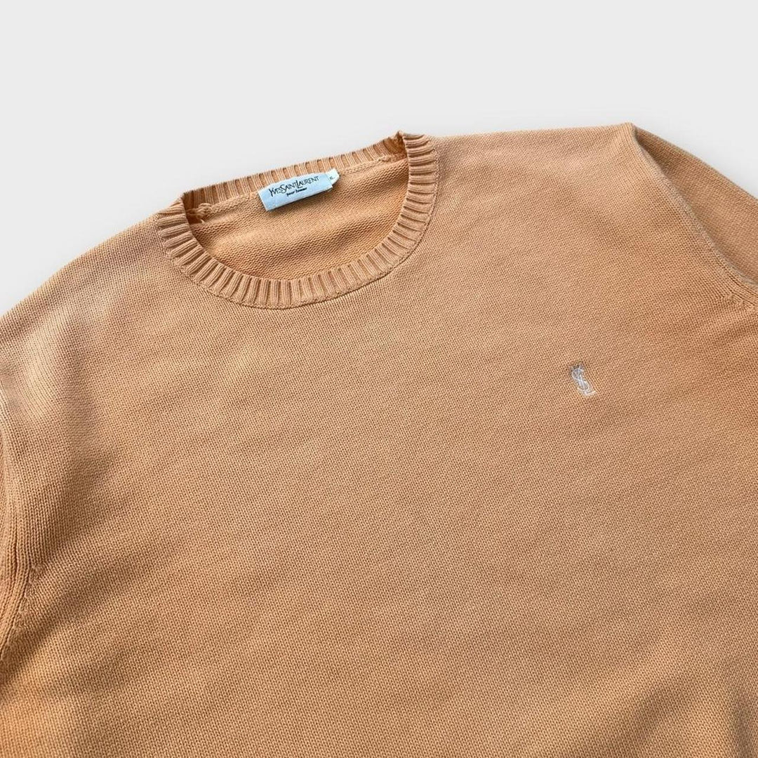 Dzianinowy sweter Vintage YSL - XL