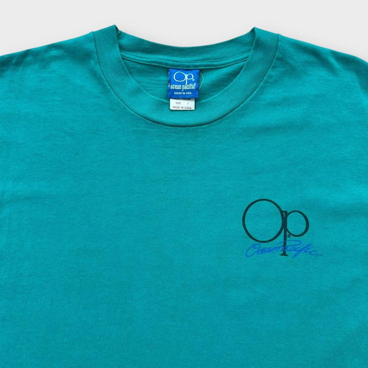 Koszulka z grafiką Ocean Pacific w stylu vintage – duża