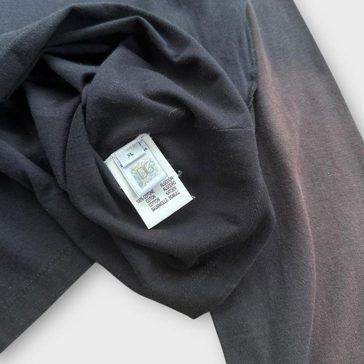 Koszulka z długim rękawem D&G Spell Out – junior XL (damska duża)