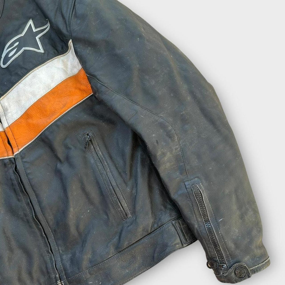 Skórzana kurtka motocyklowa Alpinestars - średnia (sprawdź wymiary)