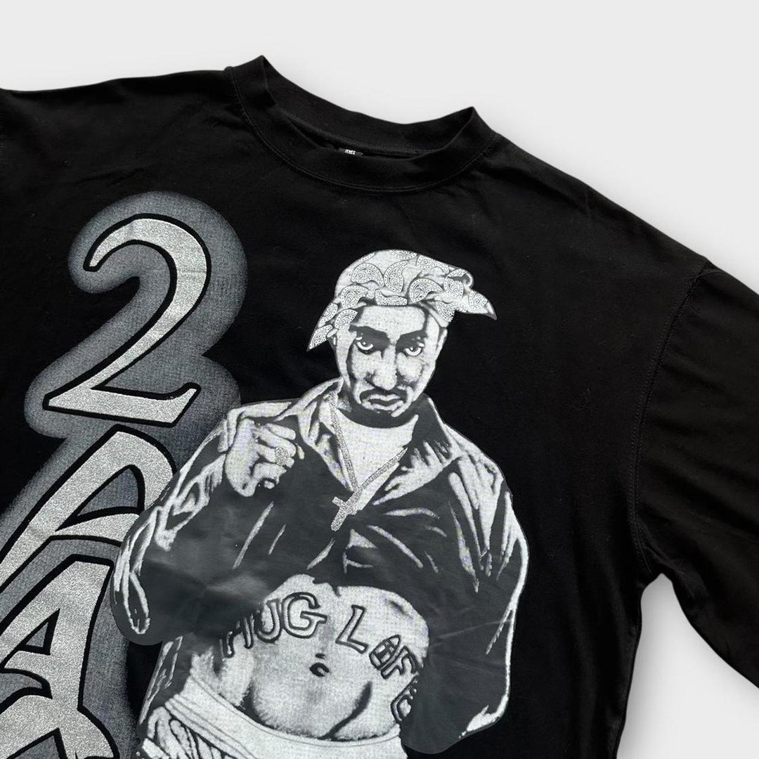 Koszulka z grafiką Vintage Tupac – XL