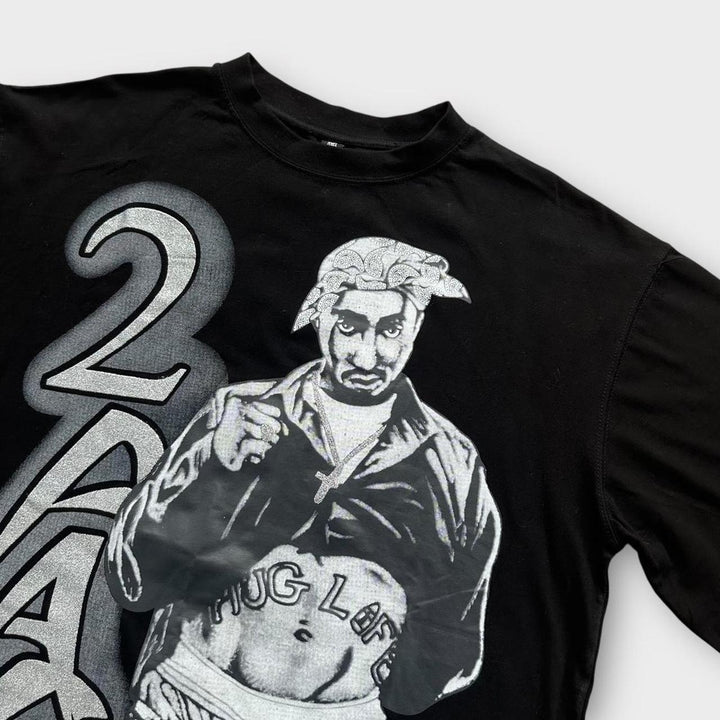 Koszulka z grafiką Vintage Tupac – XL