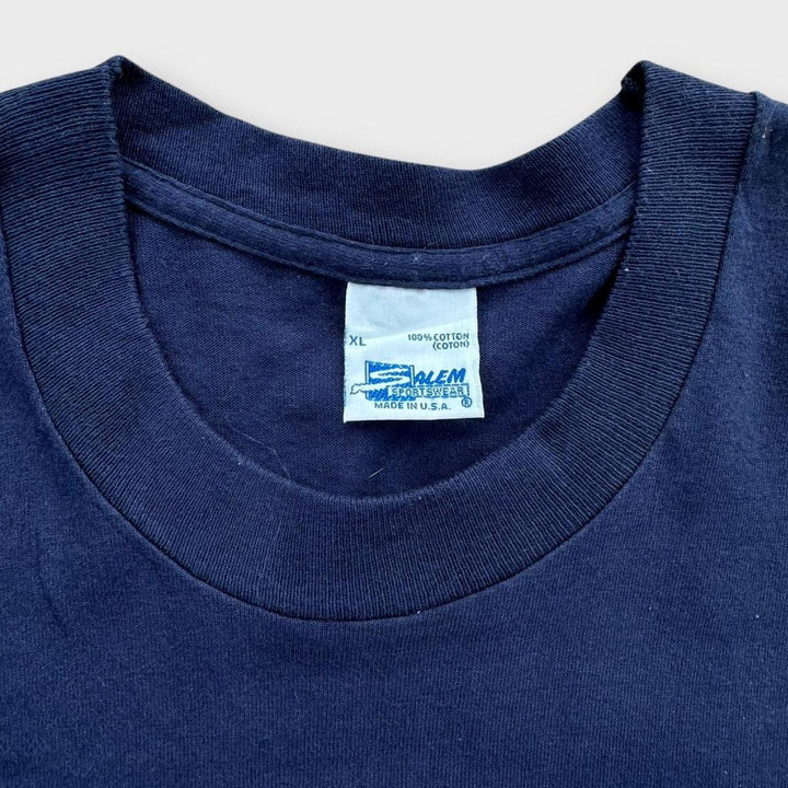 Koszulka Vintage Patriots z pojedynczym ściegiem – XL