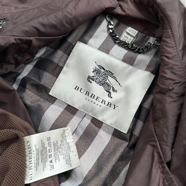 Nylonowy trencz Vintage Burberry - UK6
