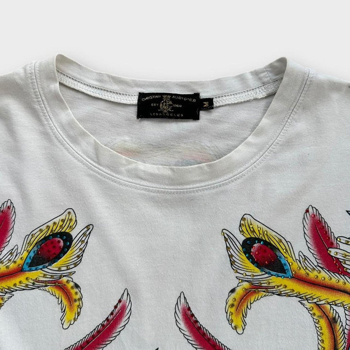 Koszulka z długim rękawem Christian Audigier Ed Hardy – średnia (pasuje jak XL)