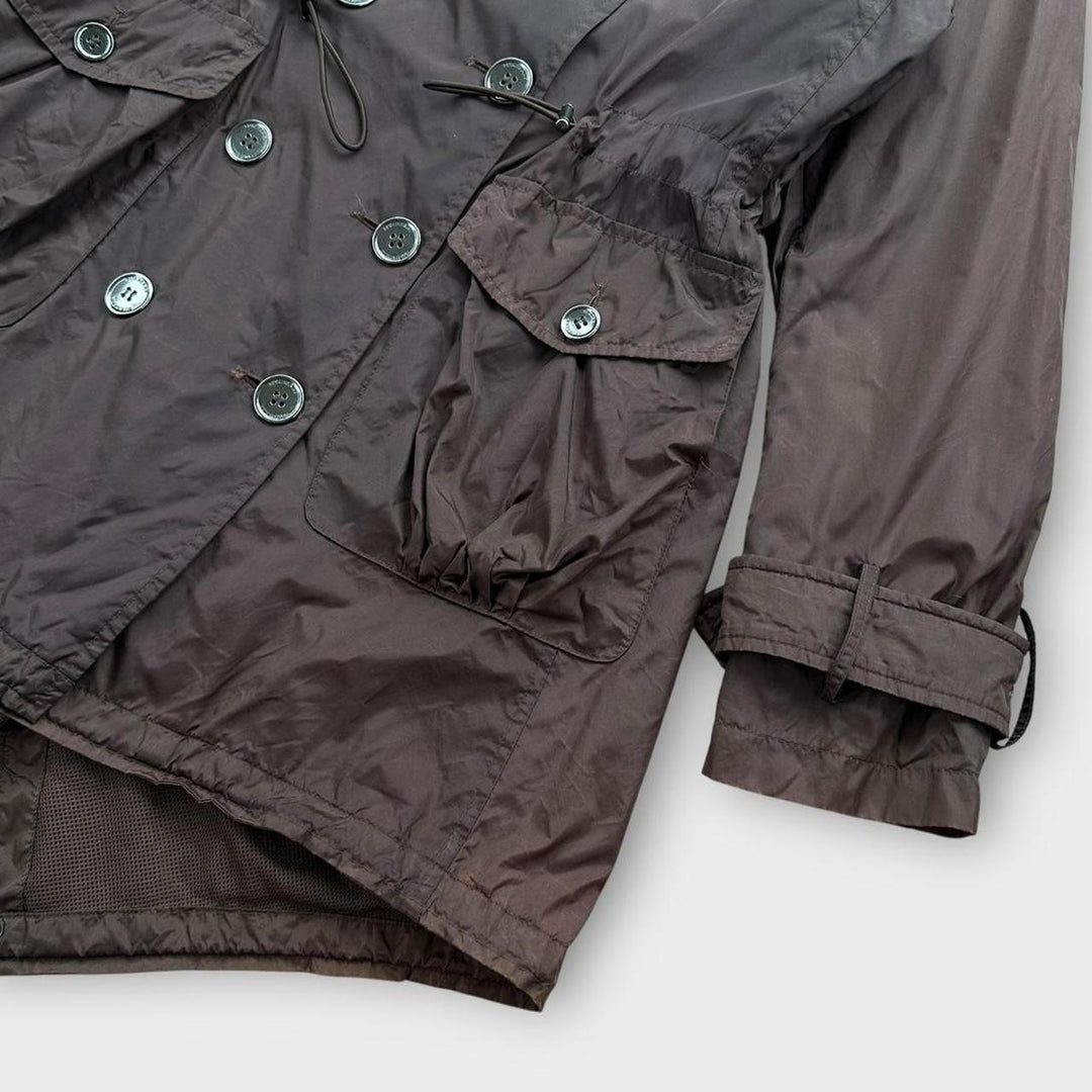 Nylonowy trencz Vintage Burberry - UK6