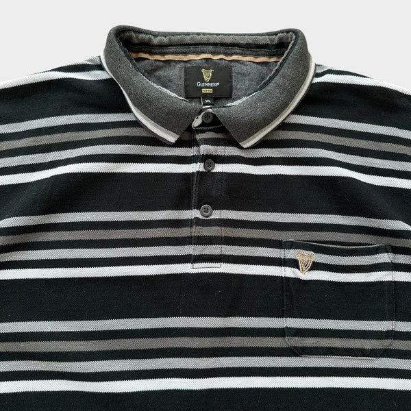 Guinness striped polo shirt - XL