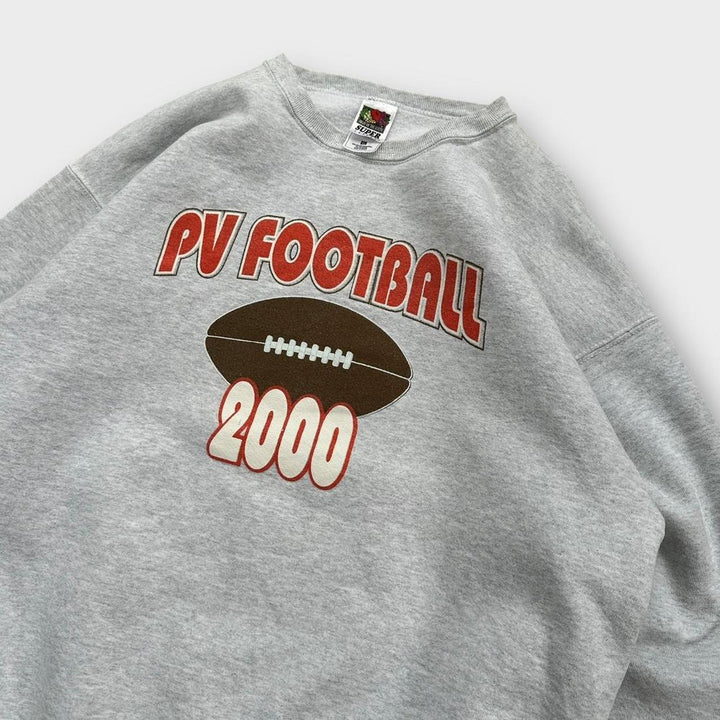 Bluza z grafiką futbolu amerykańskiego w stylu vintage – XL